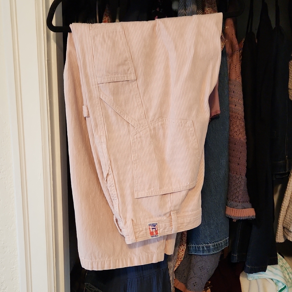 Wrangler Light Pink Striped Pants